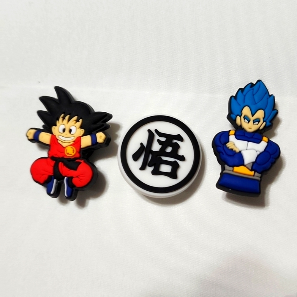 Dragon Ball Z Jibbitz for Crocs Set of 3